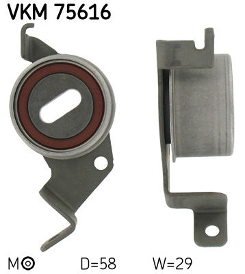Tensioner Pulley, timing belt - VKM 75616 SKF